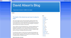 Desktop Screenshot of davidalison.com